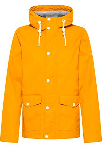 DreiMaster Chaqueta Impermeable con un Sutil Estampado en la Parte Posterior de la Tela Exterior Chubasquero Tejido