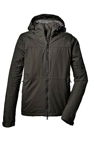 killtec Hombre Chaqueta funcional/chaqueta de exterior con capucha desmontable KOS 12 MN JCKT