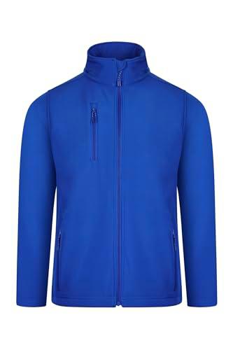 Mukua Cazadora Softshell Color Royal Blue Talla 3XL Soft Shell