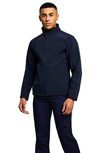 Regatta Reid Softshell Chaqueta, Azul Marino, M para Hombre