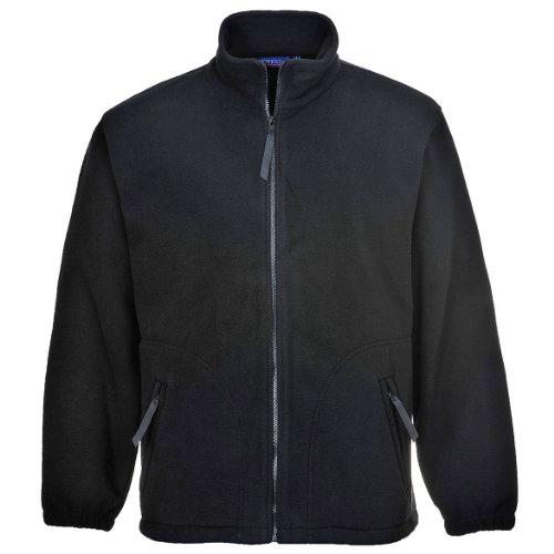 Portwest Polar Grueso Argyll, Tamaño: M, Color: Negro, F400BKRM