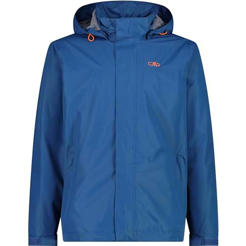 CMP Chaqueta de lluvia resistente a los desgarros para hombre con capucha extraíble chaqueta de lluvia para hombre
