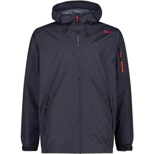 CMP Chaqueta Hombre Capucha Fija, Antracita, 50