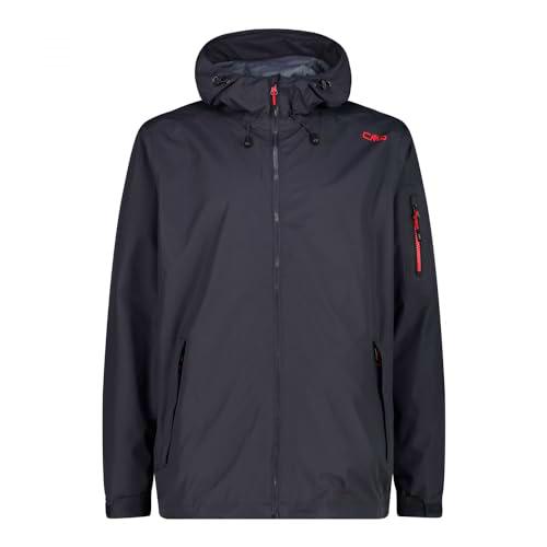 CMP Chaqueta Hombre Capucha Fija, Antracita, 48