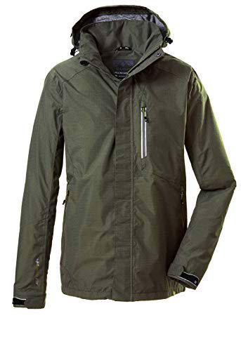 Killtec Chaqueta funcional para hombre Carleb - Chaqueta para hombre con capucha desmontable