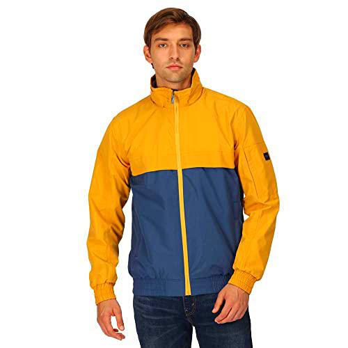 Regatta Chaqueta Shorebay Ligera y Transpirable con Cremallera Completa para Hombre Impermeable