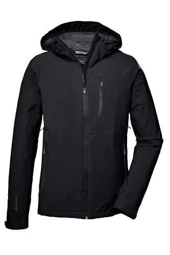 killtec Hombres Chaqueta funcional impermeable/chaqueta exterior con capucha