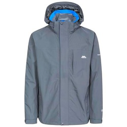 Trespass Edwards II - Chaqueta impermeable para hombre con capucha oculta