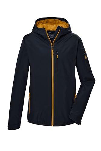 killtec Hombre Chaqueta funcional/chubasquero ligero con capucha