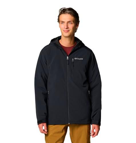 Columbia Gate Racer Softshell, Chaqueta De Softshell Cortavientos Hombre, Black, XL