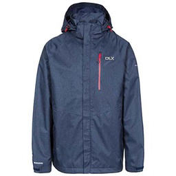 Trespass Dupree - Chaqueta impermeable con capucha extraíble para hombre (1 unidad)