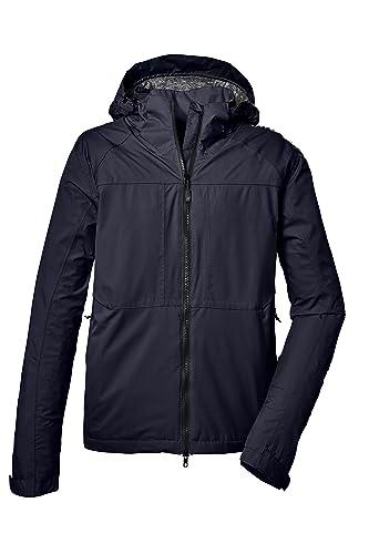 killtec Hombre Chaqueta funcional/chaqueta de exterior con capucha desmontable KOS 12 MN JCKT