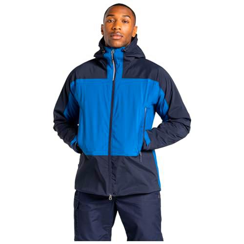 Craghoppers Expert Active Jacket Capa de Lluvia, Poseidon Blue/Dark Navy