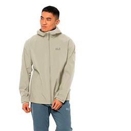 Jack Wolfskin, Jwp Shell, Chubasquero, Gris Polvoriento