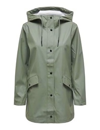 ONLY Onlelisa Raincoat Otw Noos Chubasquero, Verde ágave