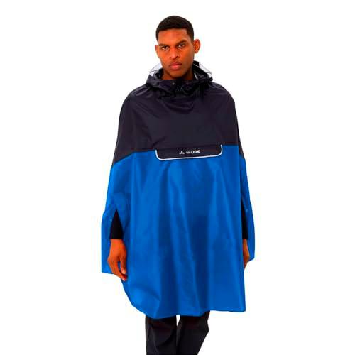 VAUDE Covero Poncho II, Azul Marino/Negro, Small Unisex Adulto