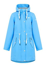 Schmuddelwedda Parka de Lluvia, Azul, S para Mujer