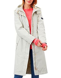 Joules Raincoat Chubasquero, Gris Claro, 34 para Mujer