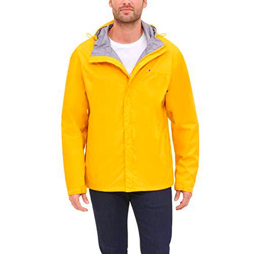 Tommy Hilfiger Lightweight Breathable Waterproof Hooded Rain Jacket Chubasquero