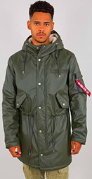 ALPHA INDUSTRIES TL Chaqueta Impermeable, Verde (Dark Olive-142)