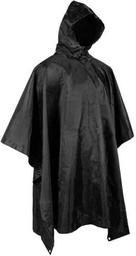 Mil-Tec Básico Poncho, Negro, Talla única Unisex Adulto