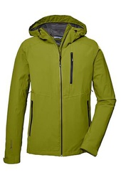 killtec Hombres Chaqueta funcional impermeable/chaqueta exterior con capucha