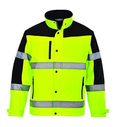 Portwest Softshell Bicolor (3 Capas), Tamaño: S, Color: Amarillo, S429YERS