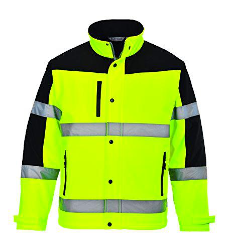 Portwest Softshell Bicolor (3 Capas), Tamaño: S, Color: Amarillo, S429YERS