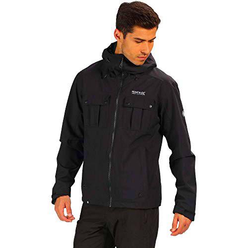 Regatta Chaqueta impermeable y transpirable con capucha para hombre
