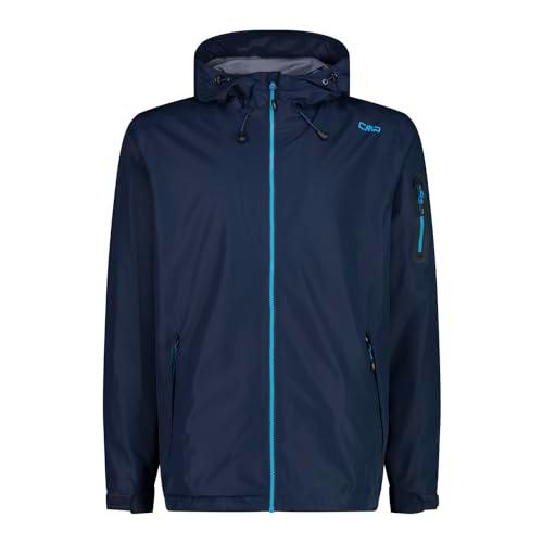 CMP Chaqueta Hombre Capucha Fija, Azul negro, 54