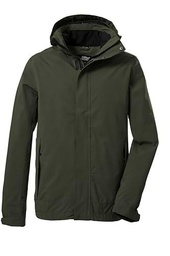 killtec KOS 42268-000 - Chaqueta funcional para hombre con capucha desmontable