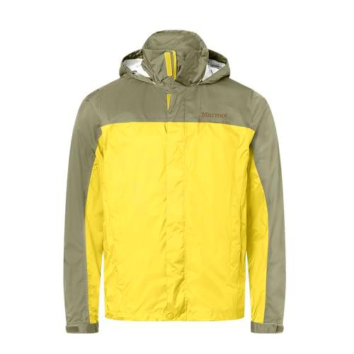 Marmot Precip Eco Jacket, Chaqueta para Hombre, Limelight/Vetiver, M