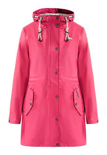 Schmuddelwedda Chubasquero, Rosa Frambuesa, M para Mujer