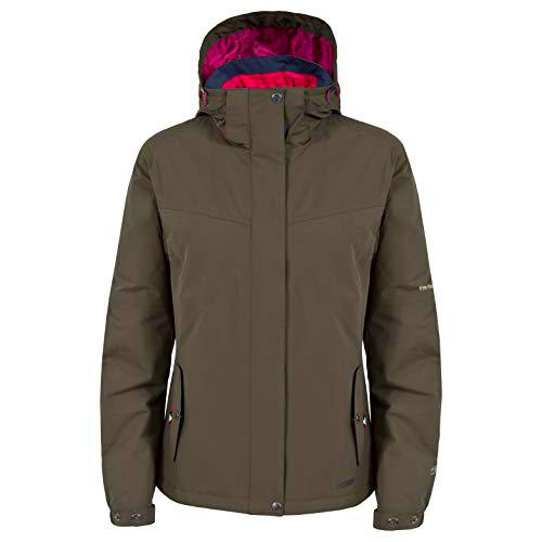 TRESPASS Malissa Chaqueta para Lluvia, Mujer, Caqui, XS