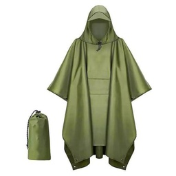 Lychico Waterproof Rain for with Pocket Poncho Impermeable Bolsillo