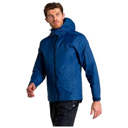 Craghoppers Chaqueta Plegable experta Impermeable, Poseidón Azul
