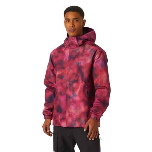 Helly Hansen Chaqueta Ervik Abrigo, 691 Oscuro Magenta YU Spray AOP