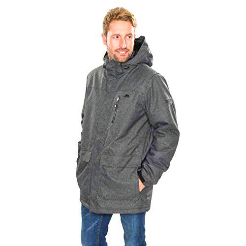 Trespass Alby - Chaqueta Hombre, Hombre, Color Negro/Gris, tamaño XL