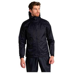 Craghoppers Chaqueta Plegable experta Impermeable, Negro