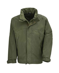 Wäfo Lech Chaqueta Impermeable, Hombre, Verde Oliva, Small
