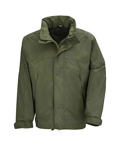 Wäfo Lech Chaqueta Impermeable, Hombre, Verde Oliva, Small