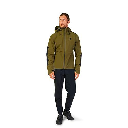 Fox Racing Chaqueta impermeable Defend 3L, Verde, XL