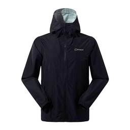 Berghaus Deluge Pro 3.0 Chaqueta para Hombre, Negro/Negro, S