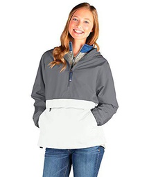 Charles River Apparel Pack-N-Go Wind &amp; Water-Resistant Pullover (Reg/Ext Sizes)