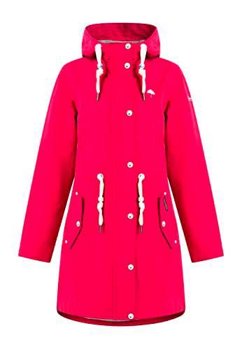 Schmuddelwedda Parka de Lluvia, Frutas del Bosque, XL para Mujer
