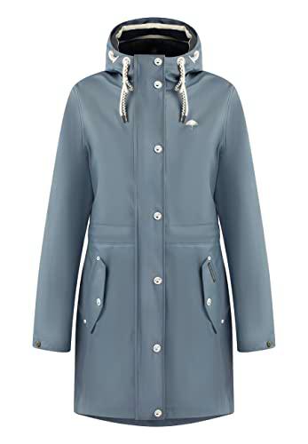Schmuddelwedda Chubasquero, Azul/Gris, L para Mujer