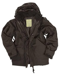 Mil-Tec - Chaqueta con forro polar (talla XXL), color negro