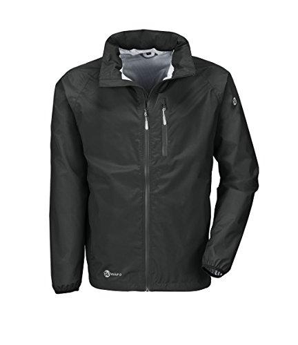 Wäfo Hombre Helsinki Lluvia Chaqueta, Hombre, Color Negro