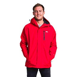 Trespass Pearson - Chaqueta impermeable con capucha para hombre