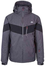 Trespass Tinlaw - Chaqueta de esquí impermeable para hombre con capucha extraíble